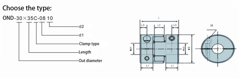 Flexible jaw coupling clamp